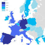 Wind power installed in Europe in 2010